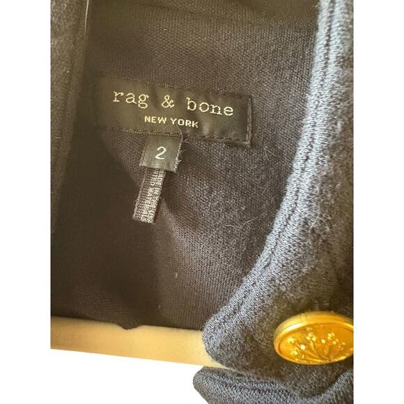 NEW Rag and bone slade military blazer navy salute size 2 - Picture 14 of 14